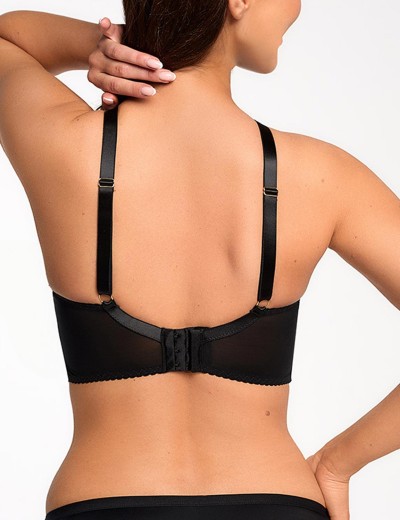 Бюстгальтер бралетт Bella Misteria BLACK SWAN soft bralette, Цвет: черный, Размеры: 70A, изображение 2