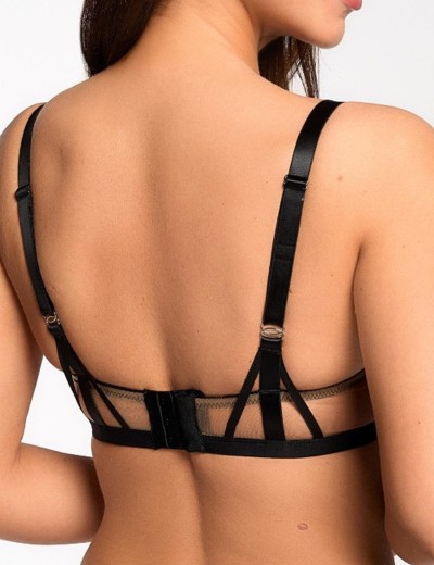 Бюстгальтер полупоролон Bella Misteria ENCHANTING FULL MOON semi-soft half padded, Цвет: черный, Размеры: 75D, изображение 2