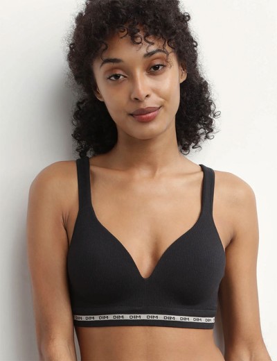 Бюстгальтер топ без косточек Dim ICON 0DCP черный, Цвет: черный, Размеры: 75A, изображение 3