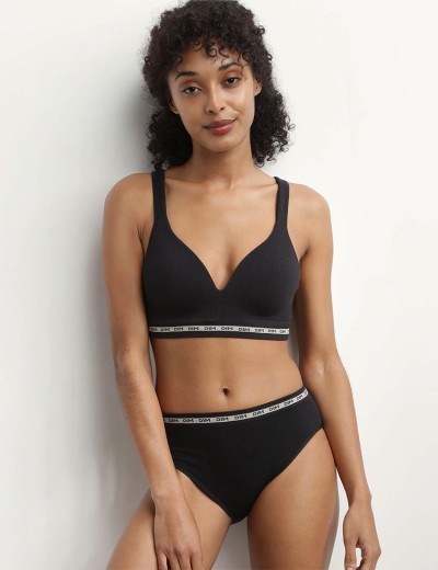 Бюстгальтер топ без косточек Dim ICON 0DCP черный, Цвет: черный, Размеры: 75A, изображение 4