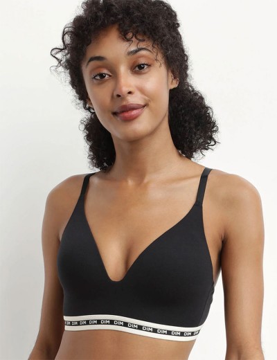 Бюстгальтер формованный без косточек Dim ICON 0DCQ черный, Цвет: черный, Размеры: 70B, изображение 3