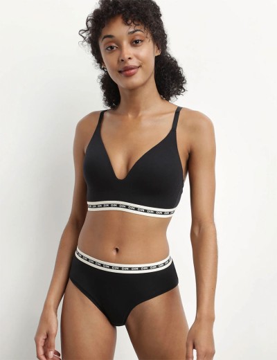 Бюстгальтер формованный без косточек Dim ICON 0DCQ черный, Цвет: черный, Размеры: 70B, изображение 4