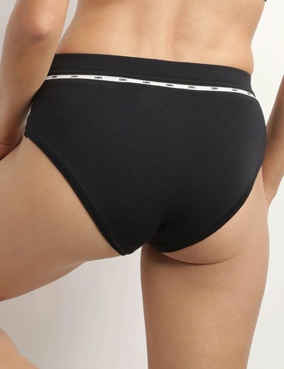 Трусы слипы из модала с хлопком Dim ICON 0DCT черный, Цвет: черный, Размеры: XS, изображение 2