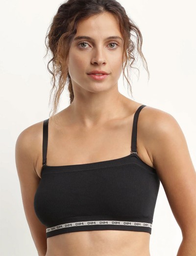 Бюстгальтер бандо Dim ICON 0DD6 черный, Цвет: черный, Размеры: XS, изображение 3