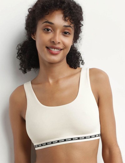 Топ из хлопка с модалом Dim ICON 0DD8 бежевый, Цвет: бежевый, Размеры: M, изображение 3