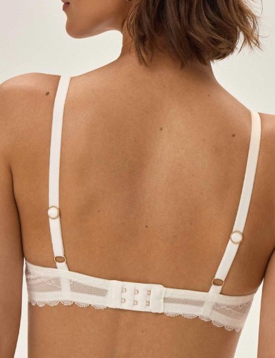 Бюстгальтер с пуш-ап вкладышами Esotiq 41730 OPRAH молочный, Цвет: молочный, Размеры: 75F, изображение 2