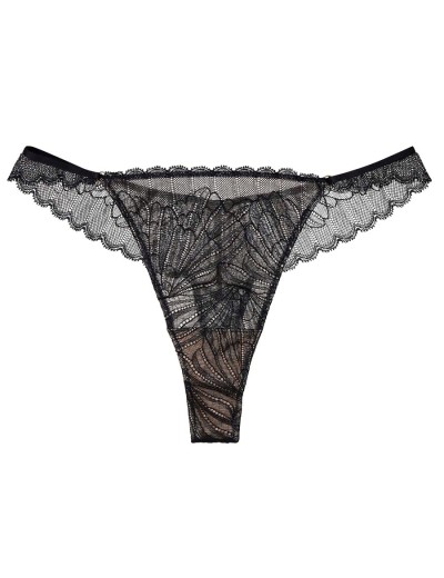 Кружевные трусики стринги Esotiq 41732 OPRAH черный/бежевый, Цвет: черный/бежевый, Размеры: M, изображение 5