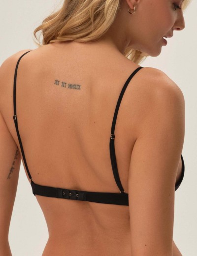 Треугольный мягкий бюстгальтер Esotiq 41759 OLLA черный, Цвет: черный, Размеры: L, изображение 2