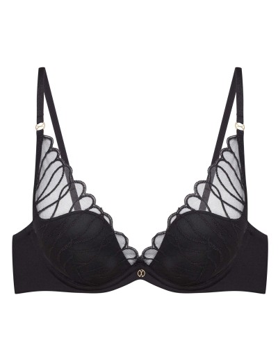 Кружевной бюстгальтер пуш-ап Esotiq 41777 OLYVIA черный, Цвет: черный, Размеры: 70E, изображение 5
