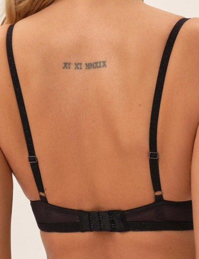 Бюстгальтер с пуш-ап вкладышами Esotiq 41802 OMBRE черный/темно-серый, Цвет: черный/темно-серый, Размеры: 70C, изображение 2