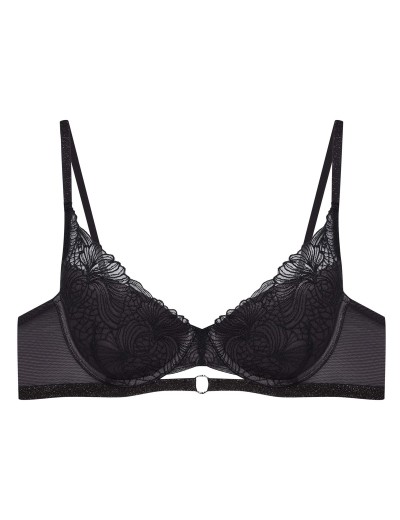 Бюстгальтер с пуш-ап вкладышами Esotiq 41802 OMBRE черный/темно-серый, Цвет: черный/темно-серый, Размеры: 70C, изображение 5