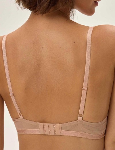 Бюстгальтер с пуш-ап вкладышами Esotiq 41802 OMBRE миндаль, Цвет: миндаль, Размеры: 70B, изображение 2