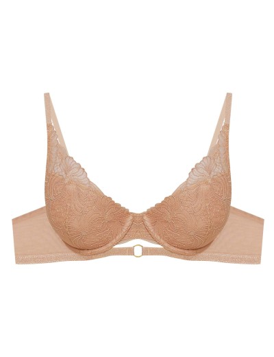 Бюстгальтер с пуш-ап вкладышами Esotiq 41802 OMBRE миндаль, Цвет: миндаль, Размеры: 70B, изображение 5