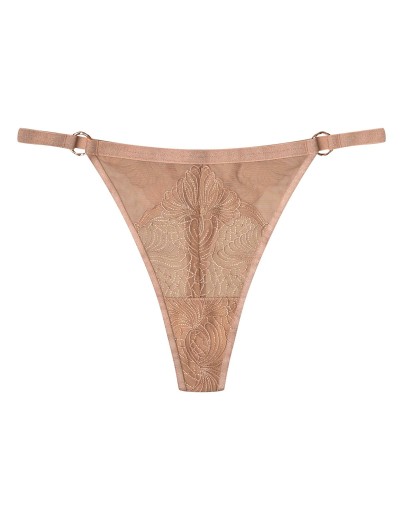 Трусики стринги Esotiq 41804 OMBRE миндаль, Цвет: миндаль, Размеры: S, изображение 5