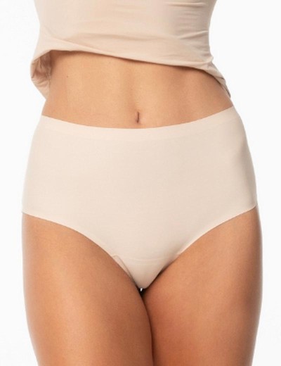 Высокие трусы бразилиана Julimex JOY BRASIL MAXI бежевый, Цвет: бежевый, Размеры: 2XL, изображение 2