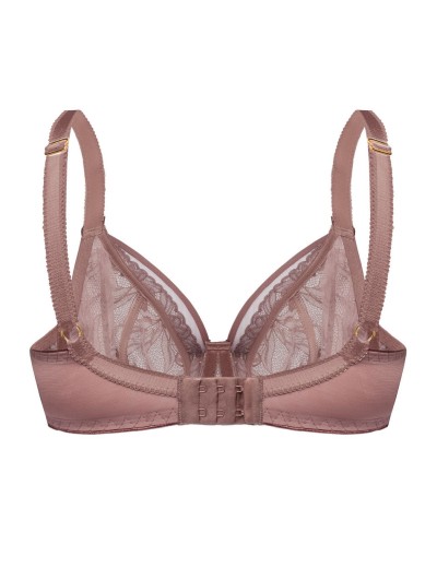 Кружевной бюстгальтер Mefemi REBECCA M мокка, Цвет: мокка, Размеры: 65I, изображение 8