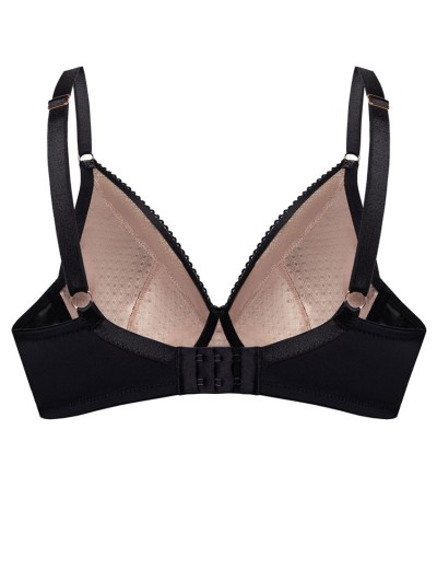 Бюстгальтер мягкий Mefemi RENEE M bralette, Цвет: чёрно-бежевый, Размеры: 70E, изображение 8