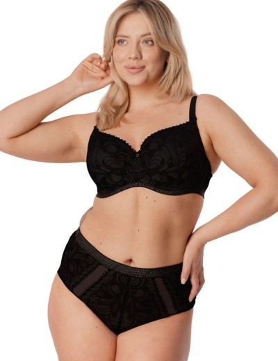 Высокие трусы слипы Mefemi ROBERTA Classic черный, Цвет: черный, Размеры: XL, изображение 4