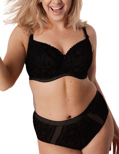 Высокие трусы слипы Mefemi ROBERTA Classic черный, Цвет: черный, Размеры: XL, изображение 3