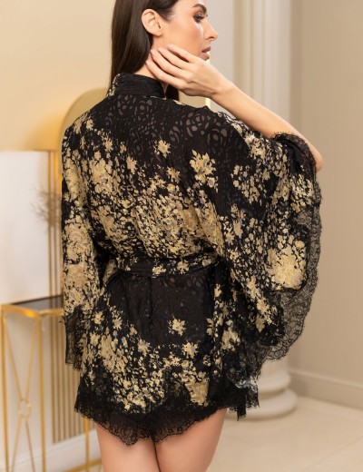 Комплект-тройка с кружевом Mia-Amore VERSALLE 4396, Цвет: черный, Размеры: XS, изображение 3