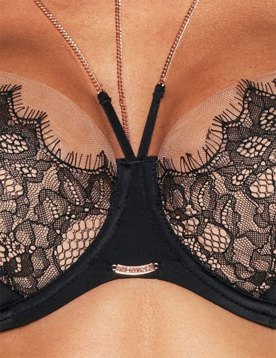 Бюстгальтер полупоролон Novika HARPER N02 PU черный, Цвет: черный, Размеры: 95D, изображение 4