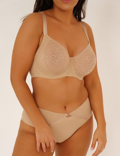 Трусы слипы Kinga CLARA 744/2-P бежевый, Цвет: бежевый, Размеры: 2XL, изображение 4