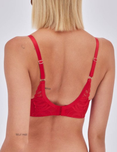 Бюстгальтер пуш-ап Alles ADORE P-UP Red, Цвет: красный, Размеры: 100B, изображение 2