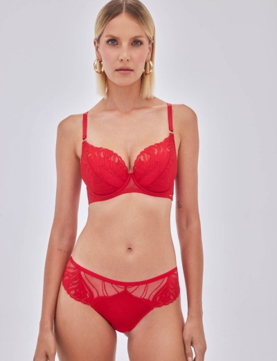 Бюстгальтер пуш-ап Alles ADORE P-UP Red, Цвет: красный, Размеры: 100B, изображение 6