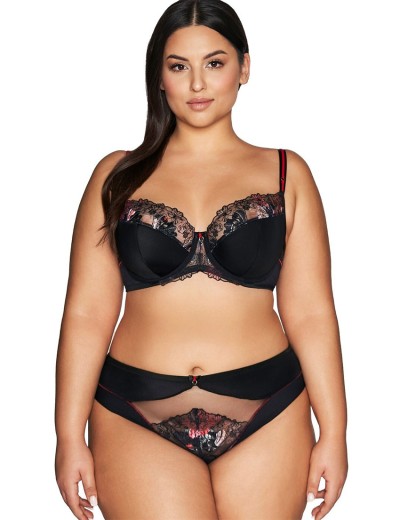 Бюстгальтер полупоролон Ava INTENSE 2121 PU Black, Цвет: черный, Размеры: 80D, изображение 6