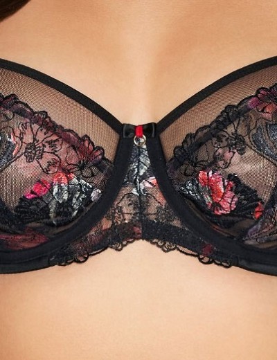 Бюстгальтер с мягкой чашкой Ava INTENSE 2122 M Black, Цвет: черный, Размеры: 80H, изображение 4