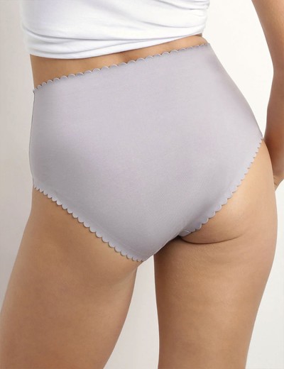 Набор хлопковых трусов Dim BODY TOUCH 0DFP (2 шт) белый и серый, Цвет: белый/серый, Размеры: S/M, изображение 5