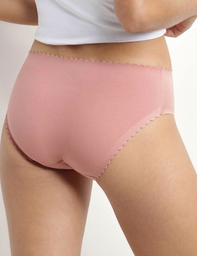 Набор хлопковых трусов Dim BODY TOUCH 0DFQ (2 шт) розовый и бордовый, Цвет: розовый/бордовый, Размеры: L/XL, изображение 5