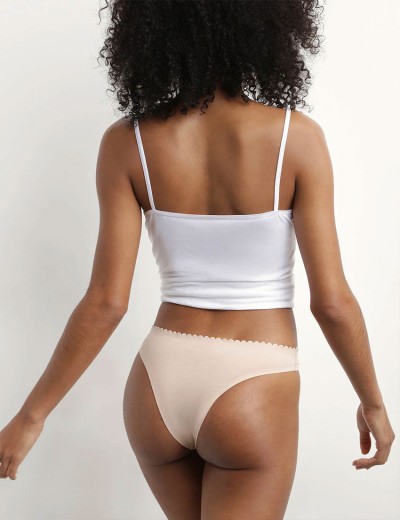 Набор хлопковых стрингов Dim BODY TOUCH 0DFR (2 шт) телесный и черный, Цвет: телесный/черный, Размеры: S/M, изображение 7