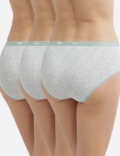 Набор трусиков Dim LES POCKETS COTON 4C20 сафари - 3 штуки, Цвет: сафари, Размеры: S/M, изображение 7