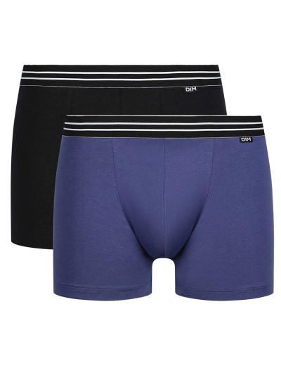 Боксеры мужские в наборе 2 шт. EcoDim 6578/2 синий и черный, Цвет: синий/черный, Размеры: L, изображение 2