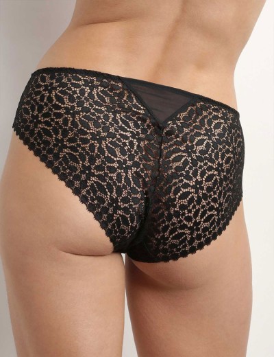 Кружевные трусы слипы Dim DAILY DENTELLE 0DFW черный, Цвет: черный, Размеры: S, изображение 2