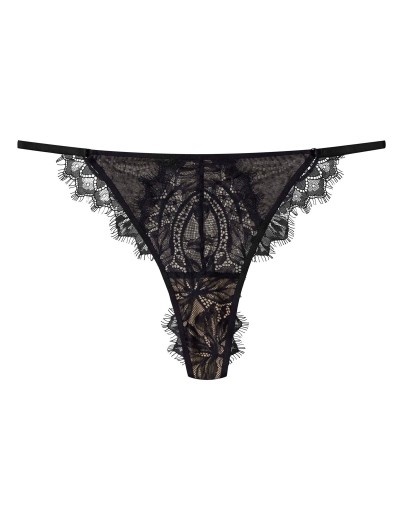 Кружевные трусики стринги Esotiq 41764 OKSANA черный/бежевый, Цвет: черный/бежевый, Размеры: M, изображение 4