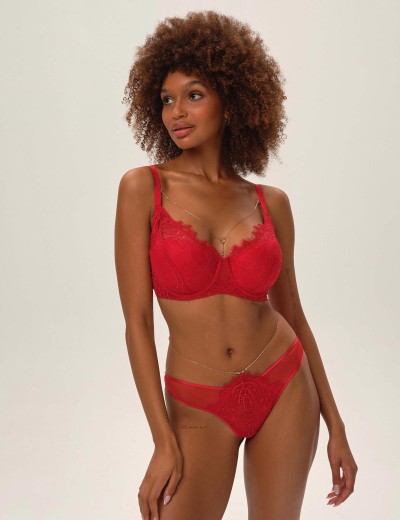 Кружевные трусики Esotiq 41765 OKSANA красный, Цвет: красный, Размеры: M, изображение 3