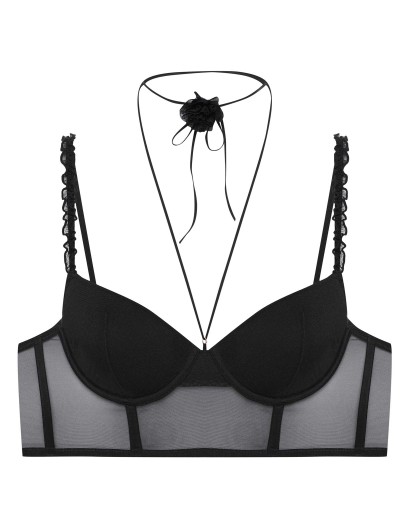 Бюстье с пуш-ап Esotiq 41819 OMARI черный, Цвет: черный, Размеры: 75D, изображение 5