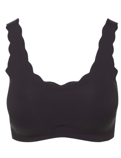 Бесшовный топ с вкладышами Esotiq 41845 SKYLA графит, Цвет: графит, Размеры: S, изображение 4