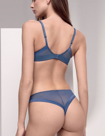 Комплект Lormar EXTRAORDINARY пуш-ап бразилиана Ext52075 ОЗ25 pavone, Цвет: pavone (синий), Размеры: 70B, изображение 2