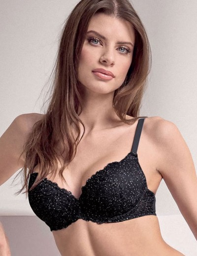 Комплект Lormar MISS Mis52635 балконет слипы ОЗ25 nero, Цвет: nero (черный), Размеры: 70D, изображение 3