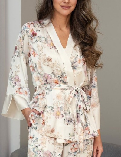 Комплект-тройка из шелка Mia-Amore EDEN 5168, Цвет: молочный, Размеры: S, изображение 4