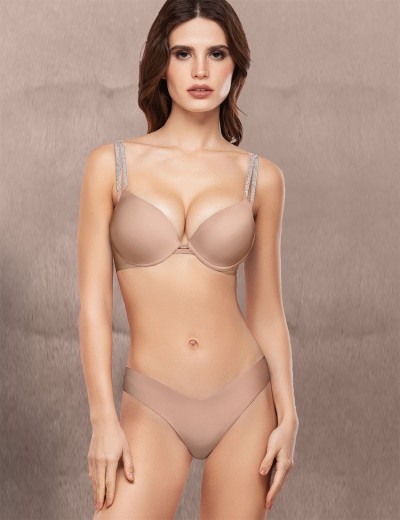Бразилиана с V-образной талией Mioocchi STELLA 8402 praline, Цвет: praline (пралине), Размеры: XS, изображение 2 Бразилиана с V-образной талией Mioocchi STELLA 8402 praline, Цвет: praline (пралине), Размеры: XS, изображение 2