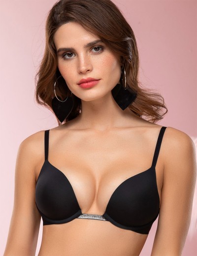 Бюстгальтер планж-трансформер Mioocchi STELLA 8302 nero, Цвет: nero (черный), Размеры: 80D, изображение 3