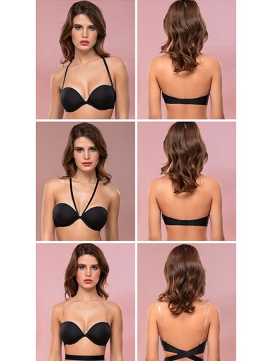 Бюстгальтер пуш-ап-трансформер Mioocchi STELLA 8303 praline, Цвет: praline (пралине), Размеры: 70D, изображение 7