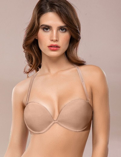 Бюстгальтер пуш-ап-трансформер Mioocchi STELLA 8303 praline, Цвет: praline (пралине), Размеры: 70D, изображение 3