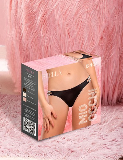 Трусики бразилиана Mioocchi STELLA 8401 nero, Цвет: nero (черный), Размеры: XS, изображение 5