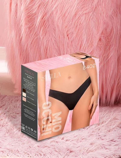 Бразилиана с V-образной талией Mioocchi STELLA 8402 nero, Цвет: nero (черный), Размеры: XS, изображение 4