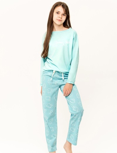 Подростковая пижама Taro ABI 3279-01, Цвет: бирюзовый, Размеры: 146, изображение 2